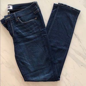 PAIGE SKYLINE SKINNY blue jeans size 32
